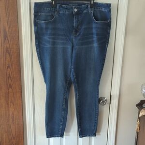 Maurices Dark Blue Skinny Jeans